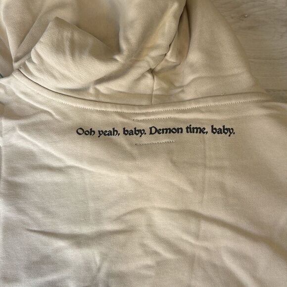 Sorry! Adult's The Sorry Boys The Book Club‎ Graphic Hoodie AR8 Beige 2XL NWT - Picture 8 of 8